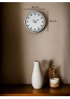 ® 36 Cm Beyaz Standart Duvar Saati