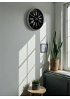 ® 36 cm Dekoratif Gri Duvar Saati