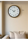 ® 36 Cm Kahverengi Dekoratif Duvar Saati