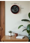 ® 36 Cm Kırmızı Asil Duvar Saati