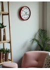 ® 36 Cm Kırmızı Çocuk Odası Duvar Saati