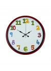 ® 36 Cm Kırmızı Çocuk Odası Duvar Saati
