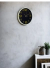 ® 36 Cm Krem Gold Rakamlı Duvar Saati