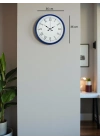 ® 36 Cm Lacivert Roma Rakamlı Duvar Saati
