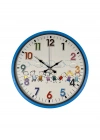 ® 36 Cm Mavi Çocuk Odası Duvar Saati