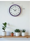 ® 36 Cm Mor Dekoratif Duvar Saati