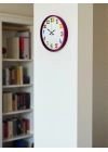 ® 36 Cm Pembe Çocuk Odası Duvar Saati