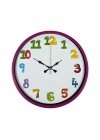 ® 36 Cm Pembe Çocuk Odası Duvar Saati