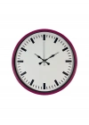 ® 36 Cm Pembe Dekoratif Duvar Saati