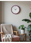 ® 36 Cm Pembe Standart Duvar Saati