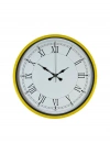 ® 36 Cm Sarı Dekoratif Duvar Saati