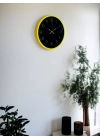 ® 36 Cm Sarı Şık Duvar Saati