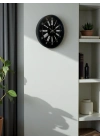 ® 36 Cm Siyah Dekoratif Duvar Saati