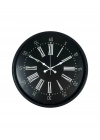 ® 36 Cm Siyah Dekoratif Duvar Saati
