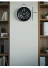 ® 36 Cm Siyah Dekoratif Duvar Saati