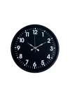 ® 36 Cm Siyah Modern Duvar Saati