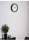 ® 36 Cm Siyah Sade Standart Duvar Saati