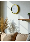 ® 36 Cm Standart Sarı Duvar Saati