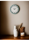 ® 36 Cm Turkuaz Sade Şık Duvar Saati