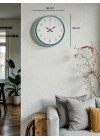 ® 36 Cm Turkuaz Standart Duvar Saati