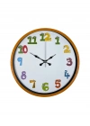 ® 36 Cm Turuncu Çocuk Odası Duvar Saati
