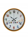 ® 36 Cm Turuncu Çocuk Odası Duvar Saati