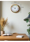 ® 36 Cm Turuncu Çocuk Odası Duvar Saati
