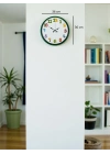 ® 36 Cm Yeşil Çocuk Odası Duvar Saati