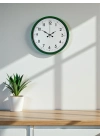 ® 36 Cm Yeşil Dekoratif Duvar Saati