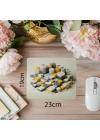 3D Altıgen Bloklu Modern Tasarım Mousepad - 19x23 cm 2 mm Dikdörtgen İthal Baskılı Mouse Pad