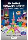 ® 3D Kalem Seti (MOR ) Dijital Göstergeli + 3 Renk Filament Hediyeli Eğitici Yazıcı ABS/PLA Uyumlu