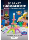 ® 3D Kalem Seti (SARI) Dijital Göstergeli + 3 Renk Filament Hediyeli Eğitici Yazıcı ABS/PLA Uyumlu