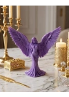 3D Lila Melek İnsan Biblo Estetik Dekoratif Obje