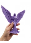 3D Lila Melek İnsan Biblo Estetik Dekoratif Obje