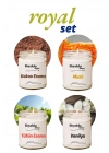 4 Adet Doğal Özel Seri Kokulu Dekoratif Kavanoz Mum 4X210 cc - Royal Set - RYL