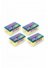 4 adet Jumbo Boy Endüstriyel Çok Amaçlı Bulaşık Süngeri  13x8x4 cm