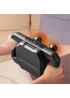 ® 4 Başlıklı Masaj Tabancası – 12W Derin Doku & Kas Ağrısı Giderici, 20 Seviye & 6 Mod - Siyah