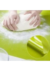 ®  40*50 cm Silikon Ölçekli Kullanımı Kolay Hamur Açma Matı Ekmek Mantı Makarna Hamuru Yoğurma