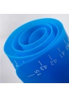 ®  40*50 cm Silikon Ölçekli Kullanımı Kolay Hamur Açma Matı Ekmek Mantı Makarna Hamuru Yoğurma