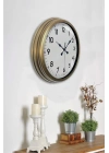 ® 40 cm Eskitme Metal Standart Duvar Saati