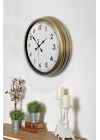 ® 40 cm Eskitme Metal Standart Duvar Saati