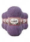 5 Adet Angora Lüks El Örgü İpi Lila Muline 21360