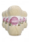 5 Adet Cotton Lüks Yelek Tunik Kazak Bluz Hırka İpi Yünü Açık Bej 97543
