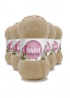 5 Adet Cotton Lüks Yelek Tunik Kazak Bluz Hırka İpi Yünü Camel 97582