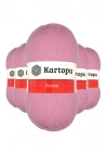 5 Adet Kristal Çift Katlı El Örgü Lif İpi Pembe K774 - kartopu mudanis