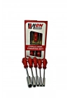 5 Adet Lokma Anahtar Tornavida 6/7/8/10/13/mm Metal Altıgen