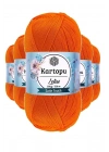 5 Adet Lotus Bikini Büstiyer Bluz Örgü İpi  K273 Turuncu