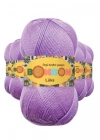 5 Adet Lüks Patik İpi Yünü Lila 98275 - bonbon mudanis
