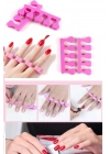 5 Adet Pedikür El Ayak Parmak Ayırıcı Tırnak Boyama Yumuşak Köpük Ayak Sedye