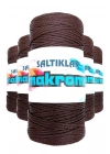 5 Adet Polyester Makrome İpi 2070 Kahve 100 gr
